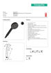 Picture of ACTIVERA S HAND SHOWER 95 1JET ECOSMART PLUS BLACK
