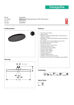 Picture of ACTIVERA S OVERHEAD SHOWER 240 1JET ECOSMART BLACK