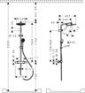Picture of ACTIVERA S SHOWERPIPE 240 1JET ECOSMART MIT ECOSTAT FINE VARIA BLACK