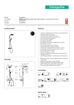 Picture of ACTIVERA S SHOWERPIPE 240 1JET ECOSMART PLUS ECOSTAT FINE VARI BLACK