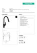 Picture of DECOR KITCHEN MIXER 240 PULL-OUT (MATT BLACK)