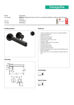 Picture of FINORIS 2-H WALL BASIN MIXER CONCEALED 225 MATT BLACK