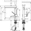 Picture of FINORIS BASIN MIXER PULL OUT MATT BLACK