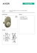 Picture of Hansgrohe Basic Set for Single Lever Bath / Shower Diverter Mixer