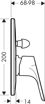 Picture of Hansgrohe Decor Bath Mixer for Concealed Installation Export