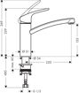 Picture of Hansgrohe Decor Single Lever Kitchen Mixer 160