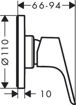 Picture of Hansgrohe Decor Single Lever Shower Mixer (Small Escutcheon)
