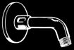 Picture of Hansgrohe Shower Arm 128 mm