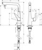 Picture of Hansgrohe Talis Select M51 Single Lever Kitchen Mixer 300