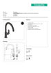 Picture of Hansgrohe Vernis Blend Kitchen Mixer 260 M35 1 Jet (Matt Black)