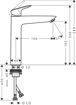 Picture of Logis 190 Basin Mix W/O Pop-Up 71091003