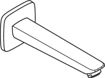 Picture of Logis Bath Spout 20 Chr 71410000