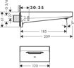 Picture of Metropol Bath Spout Wide 3254300