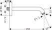 Picture of Shower Arm 230 mm Chr Dn15 27412000