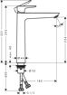 Picture of Talis E 240 Basin Mix W/O Waste 71717003