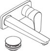 Picture of Talis E Basin Mix Set Conc Fs Long 71734000