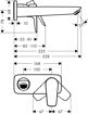 Picture of Talis E Basin Mix Set Conc Fs Long 71734000