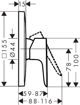 Picture of Talis E Shower Mix Concealed Chr 71765003