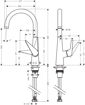 Picture of Talis S 260 Km Swivel Spout 72810003