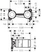 Picture of Hansgrohe iBox for Basic Set Single Lever Basin Mixer for Concealed Installation Wall-Mounted