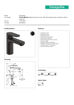Picture of Hansgrohe Vernis Blend 100 mm Basin Mixer (Matt Black)