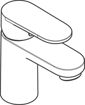 Picture of Hansgrohe Vernis Blend 100 mm Basin Mixer (Matt Black)