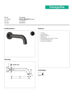 Picture of Hansgrohe Vernis Blend Bath Spout (Matt Black)