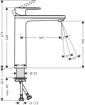 Picture of Hansgrohe Vernis Blend Tall 190 mm Basin Mixer