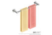 Picture of Bathroom Butler 4670 Single Towel Rail 430 mm Champagne Gold