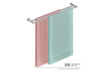Picture of Bathroom Butler 4685 Double Towel Rail 800 mm Brush