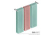 Picture of Bathroom Butler 4685 Double Towel Rail 800 mm Brush