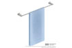 Picture of Bathroom Butler 5872 Single Towel Rail 650 mm Polished
