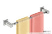 Picture of Bathroom Butler 8570 Single Rail 430 mm Brushed