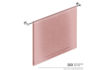 Picture of Bathroom Butler 8578 Single Towel Rail 1100 mm Brush