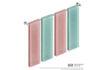 Picture of Bathroom Butler 8578 Single Towel Rail 1100 mm Brush