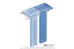 Picture of Bathroom Butler 8593 Towel Shelf & 650 mm Hang Bar Polished