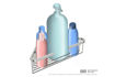 Picture of Bathroom Butler 9115 Shower Corner Basket Polished