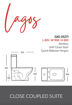 Picture of LAGOS RIMLESS C/C SUITE W/ SOFT CLOSE SEAT